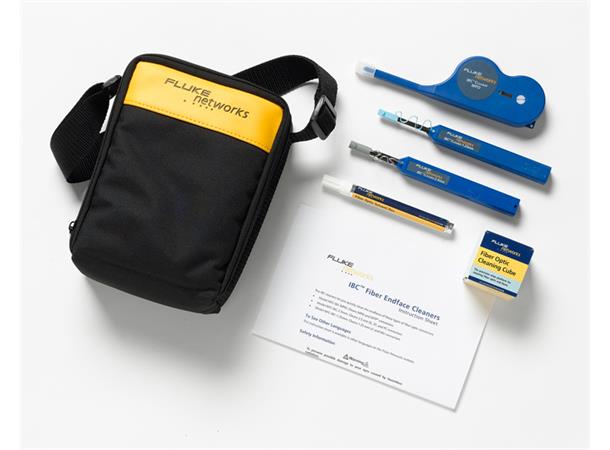 Fluke F/O Cleaning kit inkl one-click SC, LC, MPO duk och spritpenna 